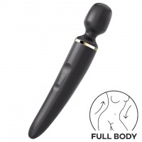 Вибромассажер перезаряжаемый Satisfyer Wand-er Women черный