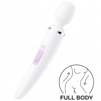 Вибромассажер перезаряжаемый Satisfyer Wand-er Women белый
