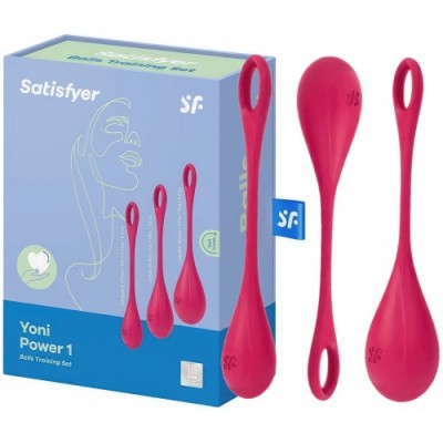Вагинальные шарики Satisfyer Yoni Power 1 Kegel Balls красные