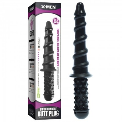 Двухсторонний фаллос с рельефным рисунком X-Men Sword Handle 35 см Двухсторонний фаллос с рельефным рисунком X-Men Sword Handle 35 см