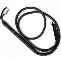 Длинный черный кнут 185 см