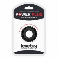 Эрекционное кольцо черное Power Plus Cock Ring