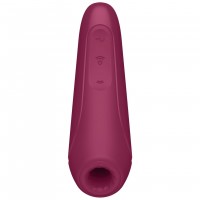 Вакуумный смарт-стимулятор клитора с вибрацией Satisfyer Curvy 1+ Rose Red