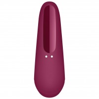 Вакуумный смарт-стимулятор клитора с вибрацией Satisfyer Curvy 1+ Rose Red