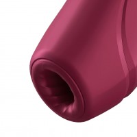 Вакуумный смарт-стимулятор клитора с вибрацией Satisfyer Curvy 1+ Rose Red