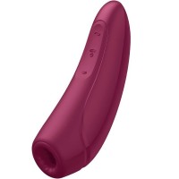 Вакуумный смарт-стимулятор клитора с вибрацией Satisfyer Curvy 1+ Rose Red