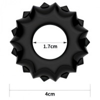 Эрекционное кольцо черное Power Plus Cock Ring