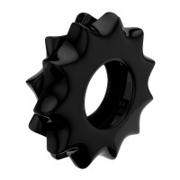 Эрекционное кольцо черное Power Plus Cock Ring