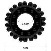 Черное эрекционное кольцо Power Plus Cock Ring Черное эрекционное кольцо Power Plus Cock Ring