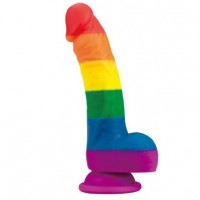 Радужный фаллоимитатор Prider Dildo 21 см