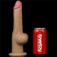 Реалистичный фаллоимитатор на присоске с мошонкой Dual Layered Handle Cock 25 см Реалистичный фаллоимитатор на присоске с мошонкой Dual Layered Handle Cock 25 см