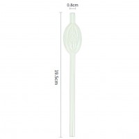 Трубочки светящиеся в темноте Glow in the Dark Pussy Straws 9 шт