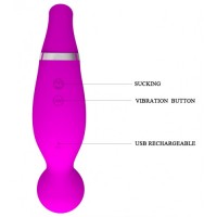 Посасывающий вибростимулятор для клитора Romance 3 в 1 Посасывающий вибростимулятор для клитора Romance 3 в 1