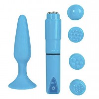 Набор игрушек для анальной стимуляции The Insider Set Deluxe Couple Kit голубой