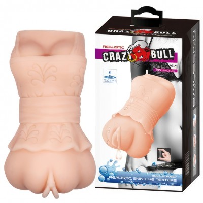 Мастурбатор в платьице с эффектом лубрикации Crazy Bull