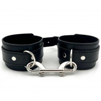 Поножи черные классические с карабином Поножи черные классические с карабином