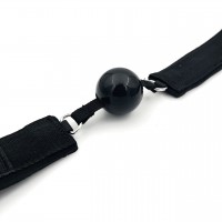 Бондажный набор фиксаторов для рук с кляпом Бондажный набор фиксаторов для рук с кляпом