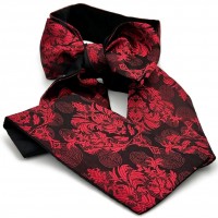 Красная маска-лента на глаза из сатина Красная маска-лента на глаза из сатина