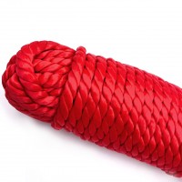 Веревка для бондажа нейлоновая красная 10м Веревка для бондажа нейлоновая красная 10м