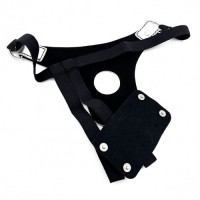 Серебристые трусики для страпона Серебристые трусики для страпона