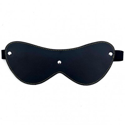 Черная БДСМ маска на глаза Черная БДСМ маска на глаза