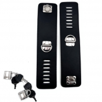 Чёрные бандажные наручники