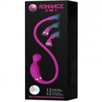 Посасывающий вибростимулятор для клитора Romance 3 в 1 Посасывающий вибростимулятор для клитора Romance 3 в 1