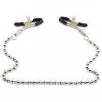 Зажимы для сосков с цепочкой в виде бусов