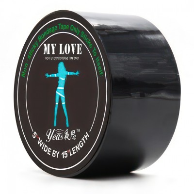 Черная бондажная лента My Love 15 м Черная бондажная лента My Love 15 м