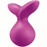 Перезаряжаемый мини-массажер Satisfyer Viva La Vulva 3 малиновый