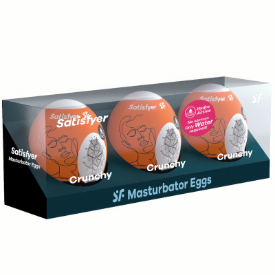 Набор яиц-мастурбаторов Satisfyer Masturbator Eggs Crunchy 3 шт