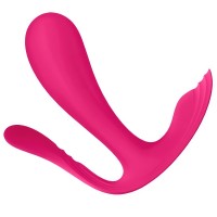 Анально-вагинальный смарт-стимулятор для ношения Satisfyer Top Secret Plus + розовый