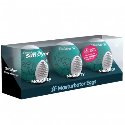 Набор яиц-мастурбаторов Satisfyer Masturbator Eggs Naughty 3 шт