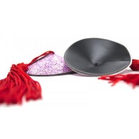 Пэстисы для груди розовые с красными кисточками Пэстисы для груди розовые с красными кисточками