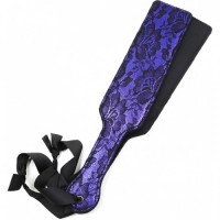 Пэдл фиолетового цвета декорированный кружевом 37 см Пэдл фиолетового цвета декорированный кружевом 37 см