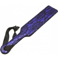 Пэдл фиолетового цвета декорированный кружевом 37 см Пэдл фиолетового цвета декорированный кружевом 37 см