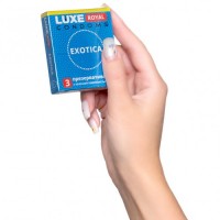 Презервативы с точечной поверхностью Luxe Royal Exotica 3 шт
