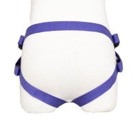 Плюшевый фиолетовый ремень для страпона