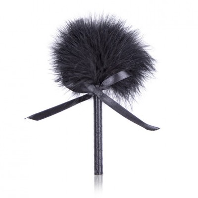 Чёрный тиклер с атласной ручкой 19 см Чёрный тиклер с атласной ручкой 19 см