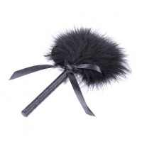 Чёрный тиклер с атласной ручкой 19 см Чёрный тиклер с атласной ручкой 19 см