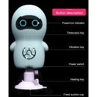 Компактная секс машина King на присоске бирюзовая Компактная секс машина King на присоске бирюзовая