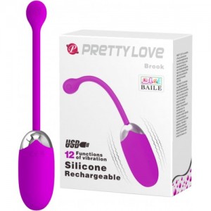 Перезаряжаемое виброяйцо Pretty Love Brook