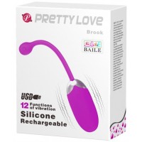 Перезаряжаемое виброяйцо Pretty Love Brook