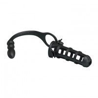 Насадка с ребристым анальным плагом Насадка с ребристым анальным плагом