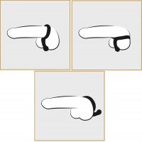 Эрекционное кольцо Black Velvets со стимулятором промежности Эрекционное кольцо Black Velvets со стимулятором промежности