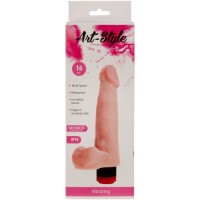 Вибратор с мошонкой Art Style