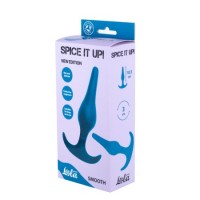 Анальная пробка Spice it up Smooth Aquamarine