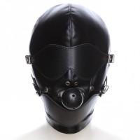 Маска-шлем с кляпом Маска-шлем с кляпом