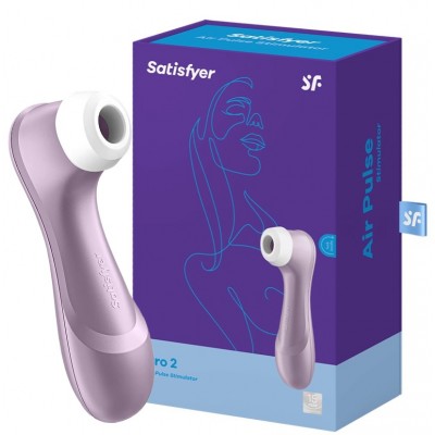 Вакуумно-волновой стимулятор клитора Satisfyer Pro 2 фиолетовый