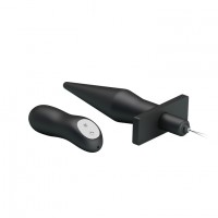 Анальная пробка с дистанционным пультом управления Butt Plag